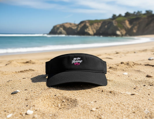 Black Hot Girl Holidays Visor